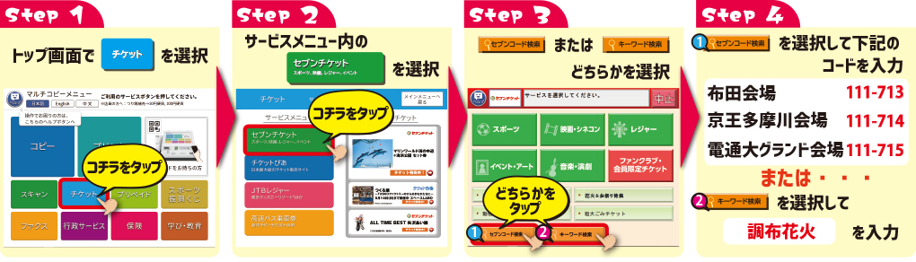 チケットの購入方法